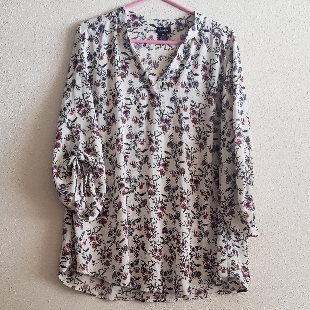 Womens 2x Justify 3/4 sleeve very lightweight and in like new condition